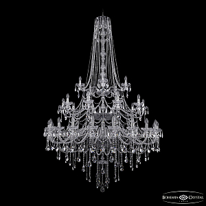 Подвесная люстра Bohemia Ivele Crystal 1415/20+10+5/530/h-231/3d Ni