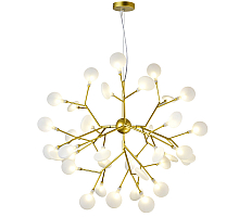 Подвесная люстра Natali Kovaltseva GRACE 75128/6C GOLD SATIN