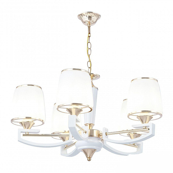 Подвесная люстра Arte Milano Florentia-2457 302457/5 Wh/Gd