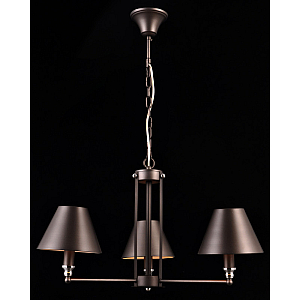 Подвесная люстра Natali Kovaltseva Marquis 81000-3C GRAY BRASS