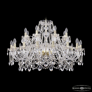 Подвесная люстра Bohemia Ivele Crystal 1411/16+8/360 G