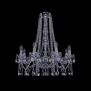 Подвесная люстра Bohemia Ivele Crystal 1413/8/220/h-73 Ni