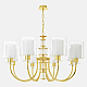 Подвесная люстра Crystal Lux ELENA SP8 GOLD