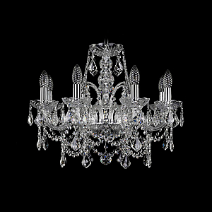 Подвесная люстра Bohemia Ivele Crystal 1411/8/195 Ni Leafs