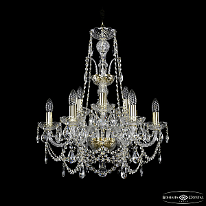 Подвесная люстра Bohemia Ivele Crystal 1411/6+3/195/XL-65 G