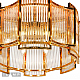 Подвесная люстра iLamp Tribeca MD0276-6A GOLD+CLEAR