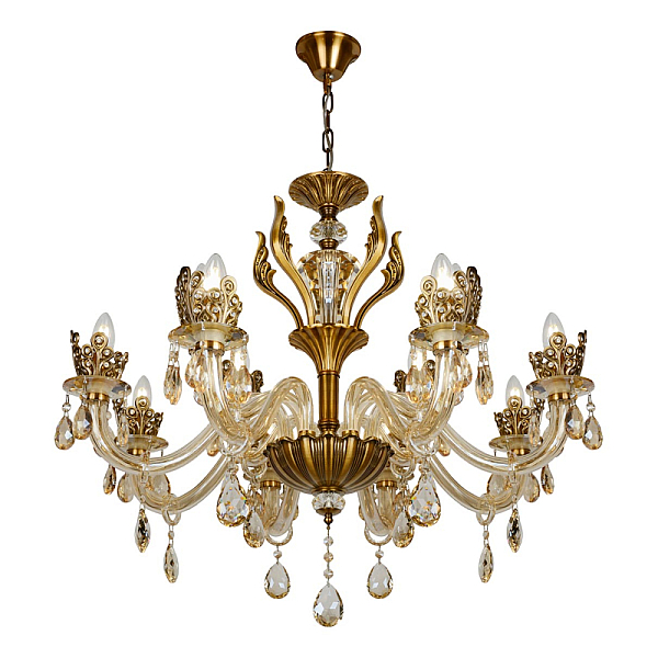 Подвесная люстра iLamp Asia 61078-8+4 BR