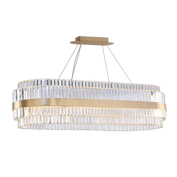 Подвесная люстра Newport 10242/120 oval brass М0066145