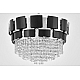 Подвесная люстра Lumina Deco LDP 7045-600 BK+CHR