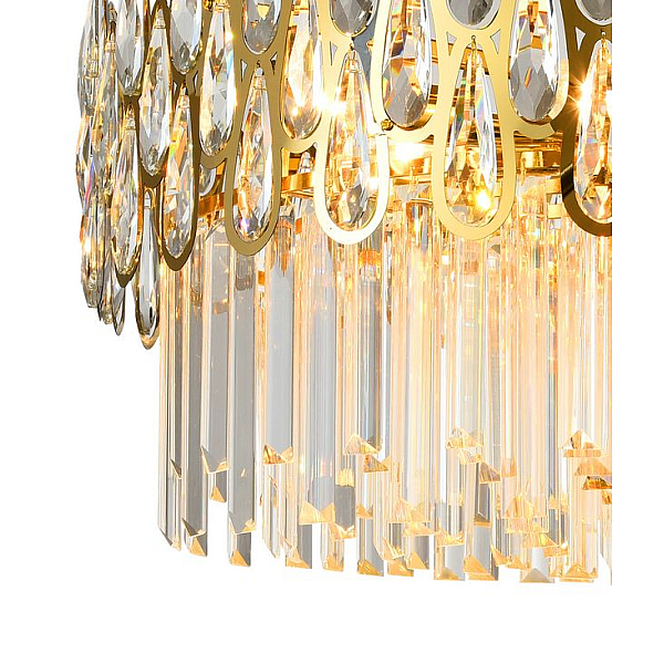 Подвесная люстра Natali Kovaltseva NAVIS 76019/10C GOLD