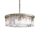 Подвесная люстра Delight Collection 1920s Odeon KR0387P-10B chrome/clear
