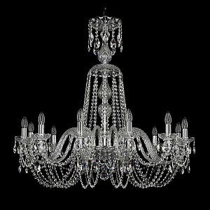 Подвесная люстра Bohemia Ivele Crystal 1402/12/360/XL-95 Ni