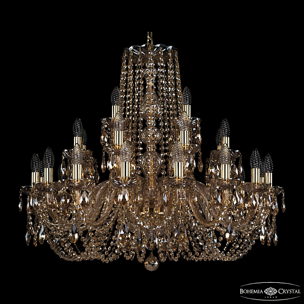 Подвесная люстра Bohemia Ivele Crystal 1402/16+8+4/300 G M721