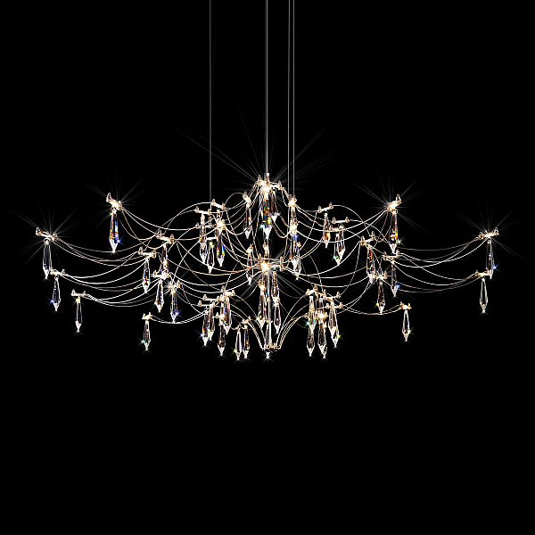 Подвесная люстра Loft IT Mira 10587/1000 Silver Asfour