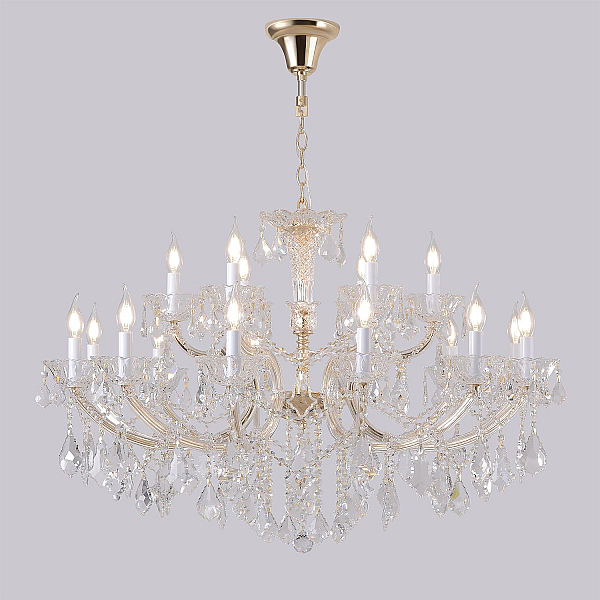 Подвесная люстра Crystal Lux CRISTELLE SP12+6 GOLD