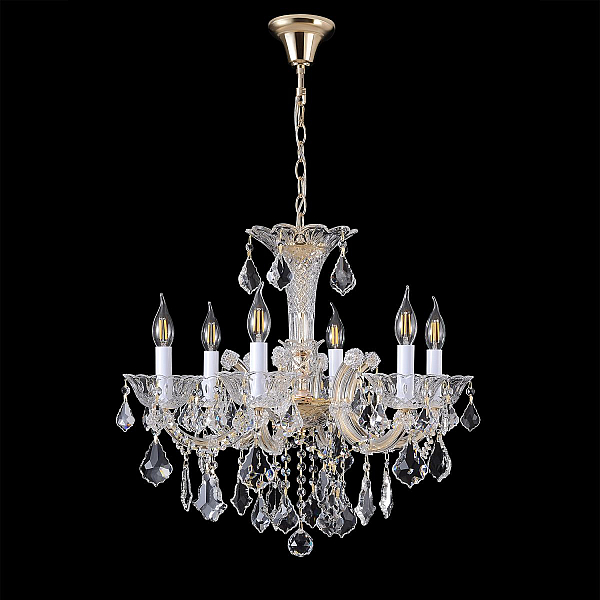 Подвесная люстра Crystal Lux CRISTELLE SP6 GOLD