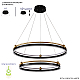 Подвесная люстра Crystal Lux FERNANDO SP123W LED  BLACK/GOLD