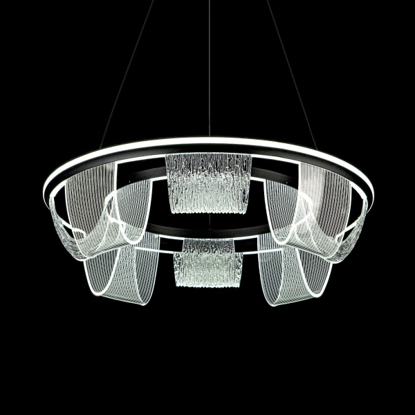 Подвесная люстра LED4U L7706-630 BK Подвесная люстра LED4U L7706-630 BK