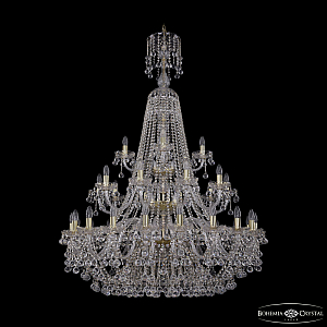 Подвесная люстра Bohemia Ivele Crystal 1409/20+10+5/400/XL-159/3d G