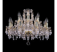 Подвесная люстра Bohemia Ivele Crystal 1410/8+4/195 G V0300