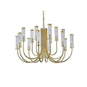 Подвесная люстра Newport 4558+4+4/C mat.gold М0071545
