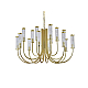 Подвесная люстра Newport 4558+4+4/C mat.gold М0071545