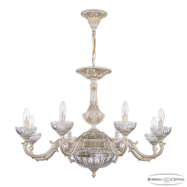 Подвесная люстра Bohemia Ivele Crystal AL78101P/8/250 WMG P Clear/M-1G