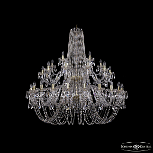 Подвесная люстра Bohemia Ivele Crystal 1402/24+12+6/530/2d G
