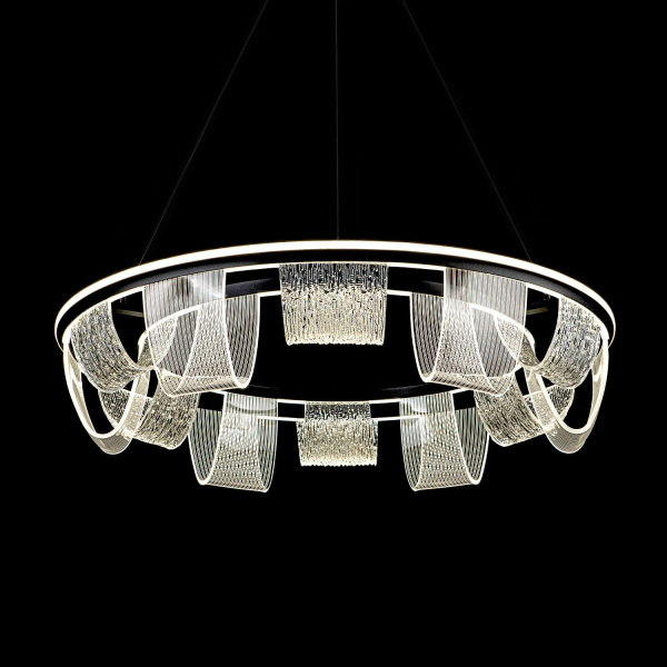 Подвесная люстра LED4U L7706-800 BK Подвесная люстра LED4U L7706-800 BK