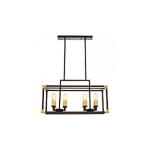 Подвесная люстра Lumina Deco Waldorf LDP 1140-8 BK+MD