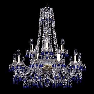 Подвесная люстра Bohemia Ivele Crystal 1410/10+5/240/h-75 G V3001