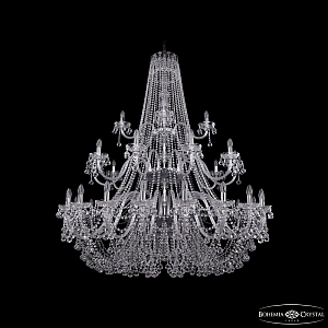 Подвесная люстра Bohemia Ivele Crystal 1409/20+10+5/530/3d Ni