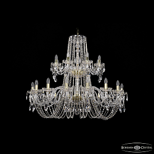 Подвесная люстра Bohemia Ivele Crystal 1402/16+8/400/2d G