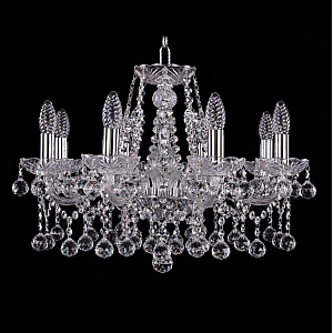 Подвесная люстра Bohemia Ivele Crystal 1413/8/200 Ni Balls