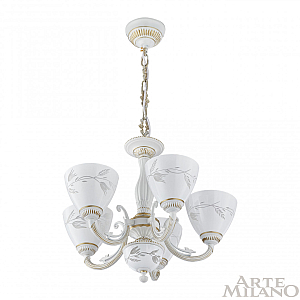 Подвесная люстра Arte Milano 343659/5 WT+G