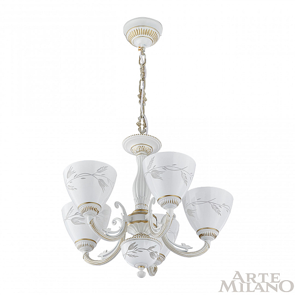 Подвесная люстра Arte Milano 343659/5 WT+G