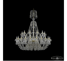 Подвесная люстра Bohemia Ivele Crystal 1409/24+12/530/XL-170 G