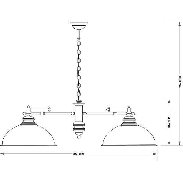 Подвесная люстра Kutek Lido LID-ZW-2 (P) GR