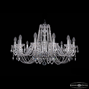Подвесная люстра Bohemia Ivele Crystal 1402/12/300 Ni