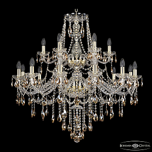 Подвесная люстра Bohemia Ivele Crystal 1415/12+6/360/2d G K721