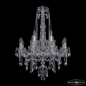 Подвесная люстра Bohemia Ivele Crystal 1415/8+4/200/h-75 G