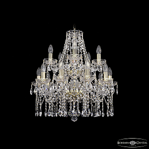 Подвесная люстра Bohemia Ivele Crystal 1413/10+5/200/2d G