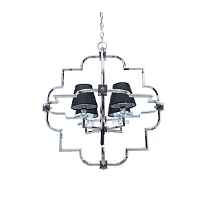 Подвесная люстра Lumina Deco Baltimore LDP 8020-4 CHR+BK