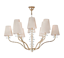 Подвесная люстра Crystal Lux ARMANDO SP6+6 GOLD