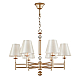 Подвесная люстра Crystal Lux FLAVIO SP6 GOLD