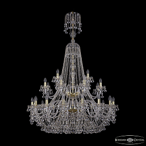 Подвесная люстра Bohemia Ivele Crystal 1409/16+8+4/400/XL-164/2d G