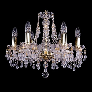 Подвесная люстра Bohemia Ivele Crystal 1410/6/160 G V0300