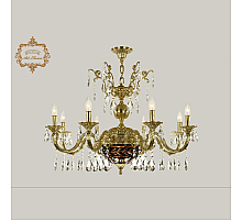 Подвесная люстра Art Classic 31.29.8.CK250SP.250GL.G.Sp.Amber.Blue.1D
