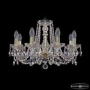 Подвесная люстра Bohemia Ivele Crystal 1402/8/195 G