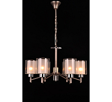 Подвесная люстра Natali Kovaltseva DOUBLE 81049-6C ANTIQUE SILVER